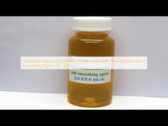 Pale Yellow Transparent Silicone Coplexation High Concentration Soft / Smoothing Agent HR - 301
