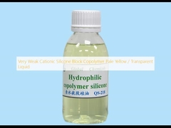 Very Weak Cationic Silicone Block Copolymer Pale Yellow / Transparent Liquid