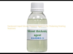 Translucent Liquid Silicone Thickener Agent CS For Thickening Finishing Treatment