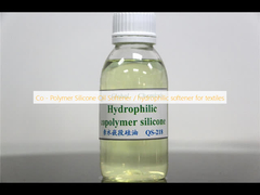 Co - Polymer Silicone Oil Softener / hydrophilic softener for textiles