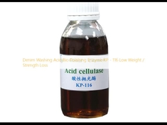 Denim Washing Acid Bio Polishing Enzyme KP - 116 Low Weight / Strength Loss