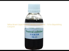 Yellow Brown Liquid Neutral Cellulase Enzyme NE - 1S For Biopolishing Conzyme