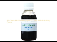 SGS Chemical Acid Cellulase Enzyme CE - 3 For Textile Bio Polishing Process