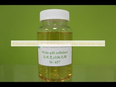 Wide-pH Cellulase W-62 / W-83 Enzymes In Textiles Yellow Brown Liquid