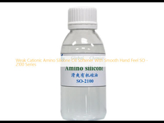 Weak Cationic Amino Silicone Oil Softener With Smooth Hand Feel SO - 2100 Series