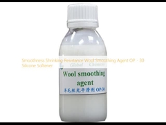 Smoothness Shrinking Resistance Wool Smoothing Agent OP - 30 Silicone Softener