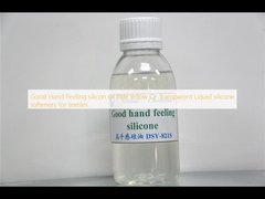 Good Hand Feeling silicon oil Pale Yellow Or Transparent Liquid silicone softeners for textiles
