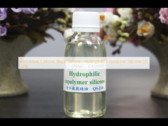 Very Weak Cationic Block Silicone , Hydrophilic Copolymer Silicone QS -218