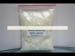 Instant Dissolving Fluffy Softener Flakes Cold Water Type , Weak Cationic