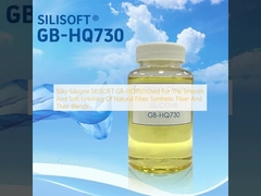 Silky Silicone SILISOFT GB-HQ730 Used For The Smooth And Soft Finishing Of Natural Fiber, Synthetic Fiber And Their Blends