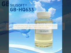 Low Yellowing Block Soft Silicone SILISOFT GB-HQ633 Used For Chemical Fiber Fabrics, With Super Soft Effect