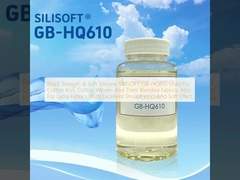 Block Smooth & Soft Silicone SILISOFT GB-HQ610 Used For Cotton Knit, Cotton Woven And Their Blended Fabrics, Also For Lycra Fabrics, With Excellent Smoothness And Soft Effect