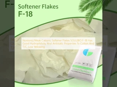 Nonionic/Weak Cationic Softener Flakes SOULBIO F-18 Has Good Hydrophilicity And Antistatic Properties To Cotton And T/C, Low Yellowing